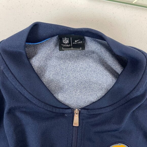 Nike Los Angeles Chargers Half Zip Lightweight Dri Fit Jacket NFL Football L - Picture 7 of 7
